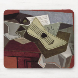 Tapis De Souris Guitar et Newspaper, 1925