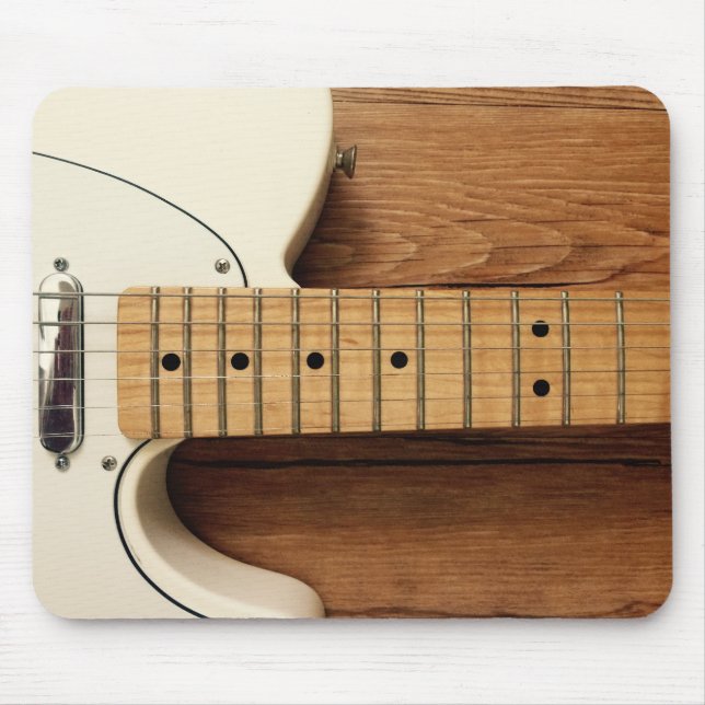Tapis De Souris Guitare blanche (Devant)