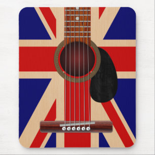 Tapis De Souris Guitare d'Union Jack