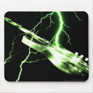 Tapis De Souris GUITARE ÉLECTRIQUE vert