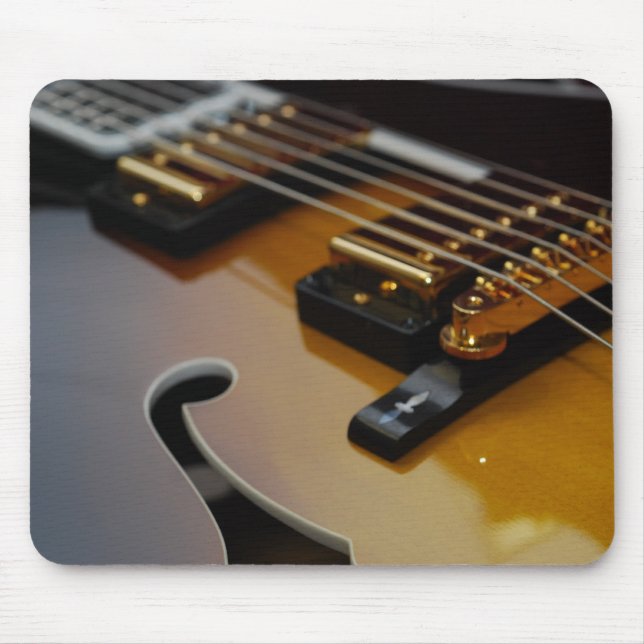 Tapis De Souris Guitare Mousepad de Hollowbody (Devant)