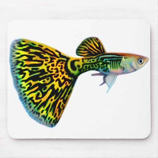 Tapis De Souris Guppy masculine Mousepad de peau de serpent de (Devant)