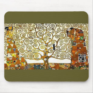 Tapis De Souris Gustav Klimt, "Arbre de vie"