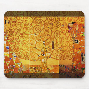Tapis De Souris Gustav Klimt Arbre de vie Art Nouveau