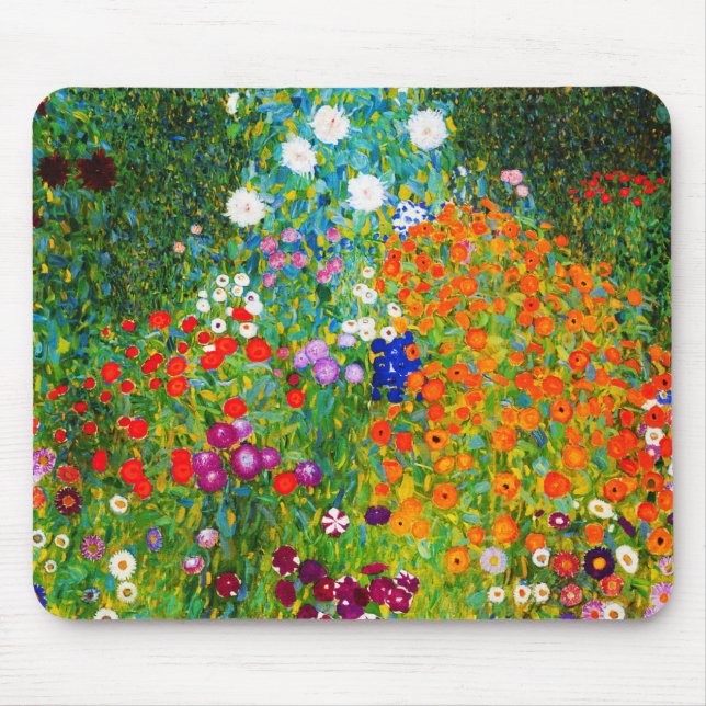 Tapis De Souris Gustav Klimt , “ Farmhouse garden ” (Devant)