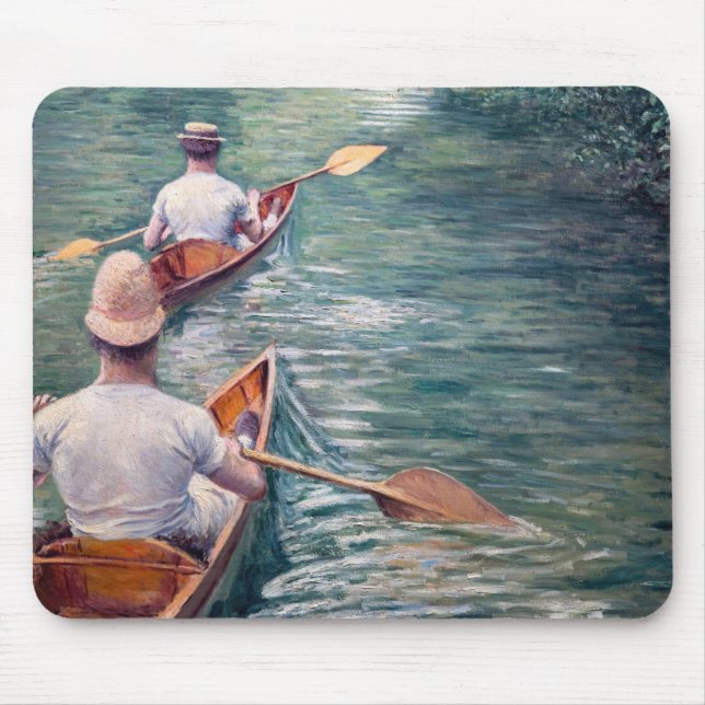 Tapis De Souris Gustave Caillebotte - Canoës sur l'Yerres (Devant)