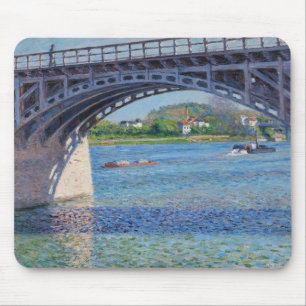Tapis De Souris Gustave Caillebotte - Pont à Argenteuil et Seine