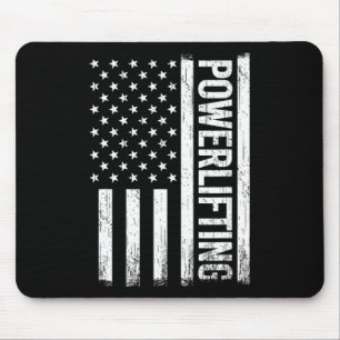 Tapis De Souris Gym De L'Usa Powerlifter Poids Pour