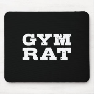 Tapis De Souris Gym Rat Funny Bodybuilding Entraînement 1