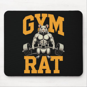Tapis De Souris Gym Rat Signification Gym Rat Costume Poids Liftin