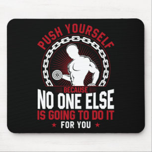 Tapis De Souris Gymnase Amusant Fitness Bodybuilding Sports Weig