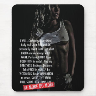 Tapis De Souris Gymnase de forme physique de Motivaitonal
