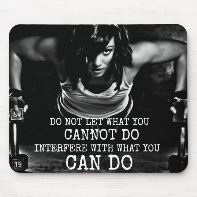 Tapis De Souris Gymnase Motivationnelle (Devant)