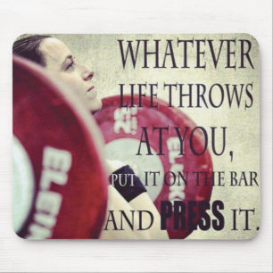 Tapis De Souris Gymnase Motivationnelle