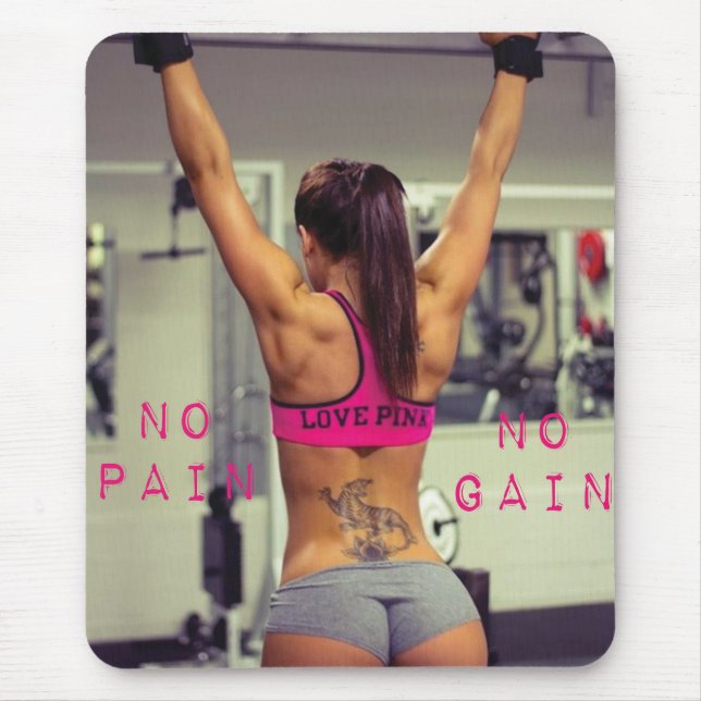 Tapis De Souris Gymnase Motivationnelle (Devant)