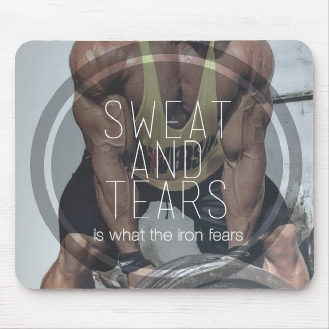 Tapis De Souris Gymnase Motivationnelle (Devant)