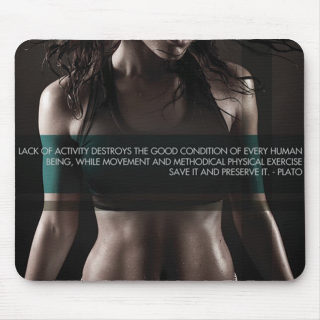 Tapis De Souris Gymnase Motivationnelle (Devant)