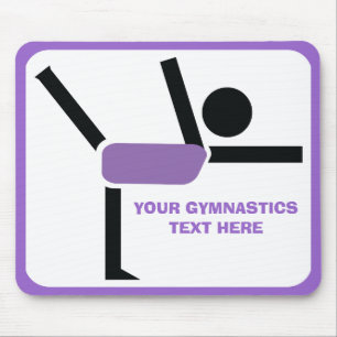 Tapis De Souris Gymnastique cadeaux, gymnastique artiste sur mesur