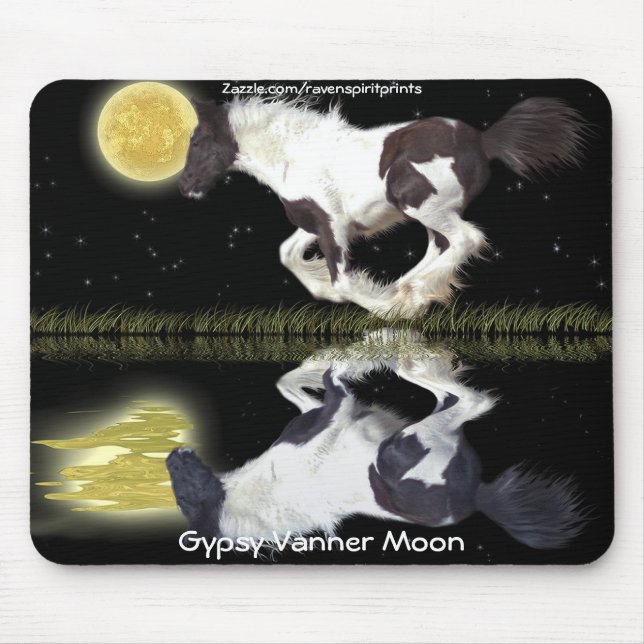 Tapis De Souris Gypsy Vanner Horse Magie (Devant)