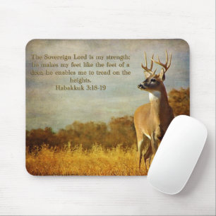 Tapis De Souris Habakkuk 3:18 Inspirationnel