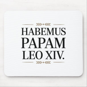 Tapis De Souris Habemus Papam Leo Xiv. Pape 1