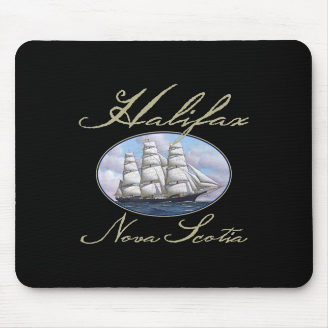 Tapis De Souris Halifax Nova Scotia Clipper Ship  (Devant)