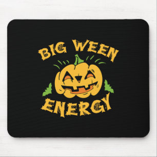 Tapis De Souris Halloween Big Ween Costume Citrouille Amour Octobr