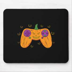 Tapis De Souris Halloween Costume Gamer Scanner Citrouille Mens Bo