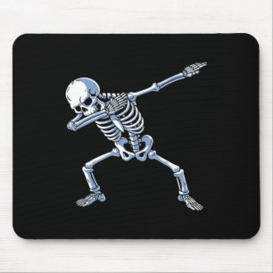 Tapis De Souris Halloween Dabbing Squelette Rib Cage Dab Danc