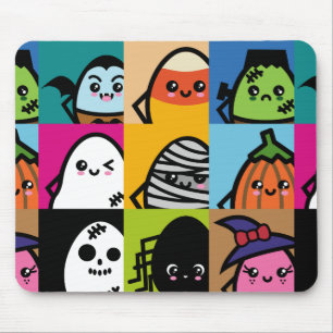 Tapis De Souris Halloween de la série Oeufs déplaisants