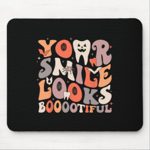 Tapis De Souris Halloween Dentiste Dents Dentiste Fantôme Votre Sm