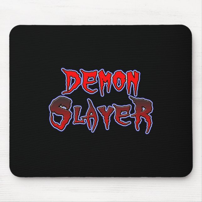 Tapis De Souris Halloween d'horreur du diable (Devant)