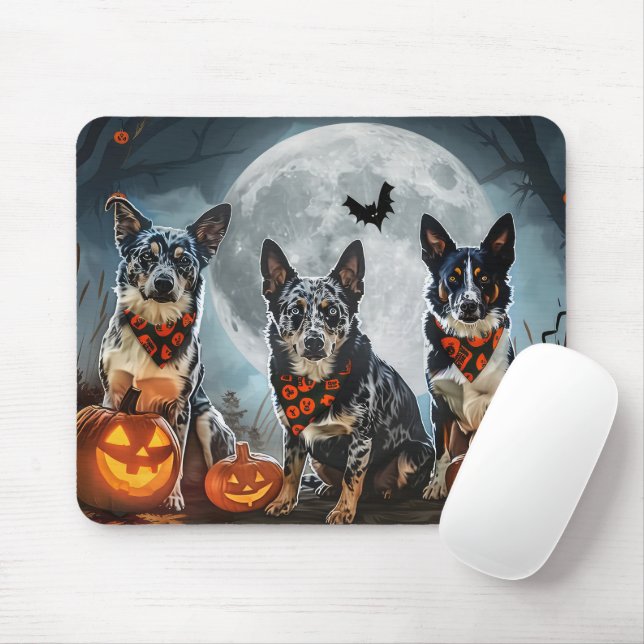 Tapis De Souris Halloween Éffrayant (Avec souris)