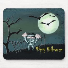 Tapis De Souris Halloween effrayant