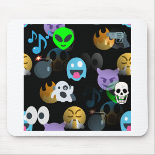 Tapis De Souris halloween emojis