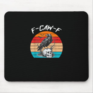 Tapis De Souris Halloween F-Caw-F Oiseau F-Caw-F Corbeau Femmes Ho