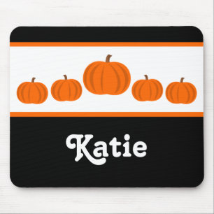 Tapis De Souris Halloween Mousepad citrouille Row