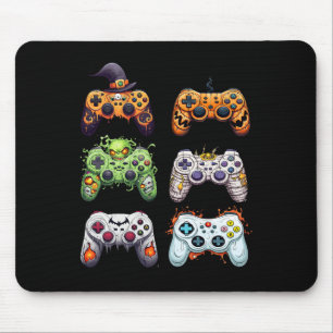 Tapis De Souris Halloween Mummy Zombie Contrôleurs de jeux de jeu 