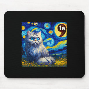 Tapis De Souris Halloween Nuit étoile Noir Cat Comma La Kamala H