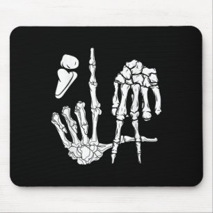 Tapis De Souris Halloween Squelette Main Comma La Ponctuation Kama