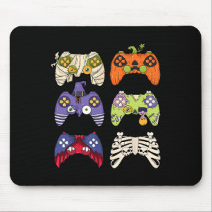 Tapis De Souris Halloween Squelette Zombie Contrôleurs de jeu mama