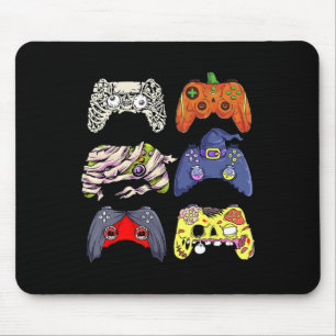 Tapis De Souris Halloween squelette Zombie sorcière contrôleur mam