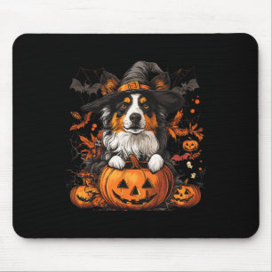 Tapis De Souris Halloween Thanksgiving, Citrouille berger australi