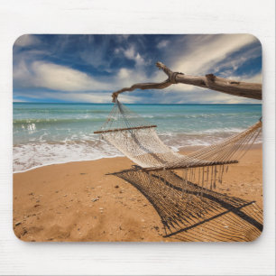 Tapis De Souris Hamac sur le rivage