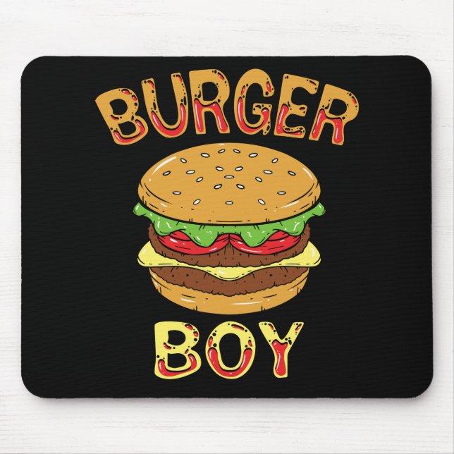 Tapis De Souris HAMBURGER Burger boy (Devant)