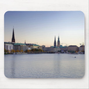 Tapis De Souris Hamburger Deutschland de Hafen de port de Hambourg