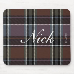 Tapis De Souris HAMbWG - Mousepad - Plaid Brown