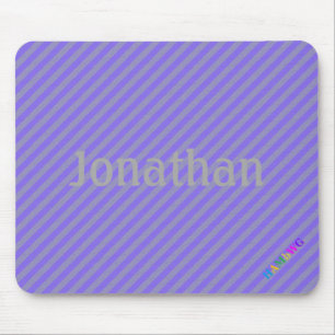 Tapis De Souris HAMbWG - Souris d'ordinateur - Diagonale violette