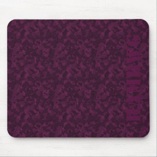 Tapis De Souris HAMbyWG - Camouflage de souris - Noir cerise