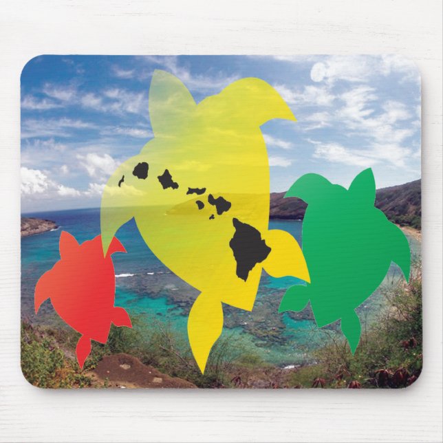 Tapis De Souris Hanauma Bay Hawaii (Devant)